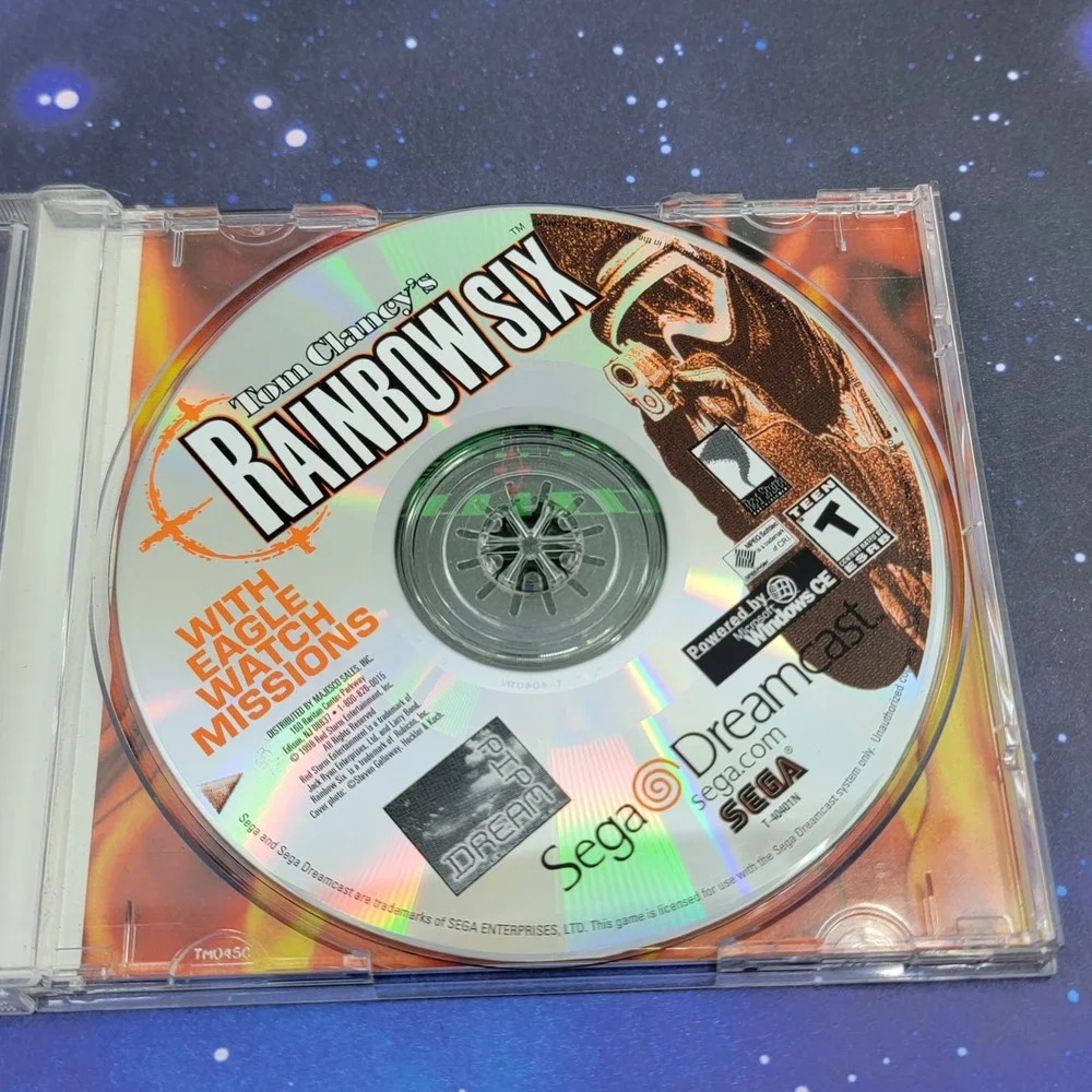 Tom Clancy's Rainbow Six Sega Dreamcast Eagle Watch Missions T-40401N